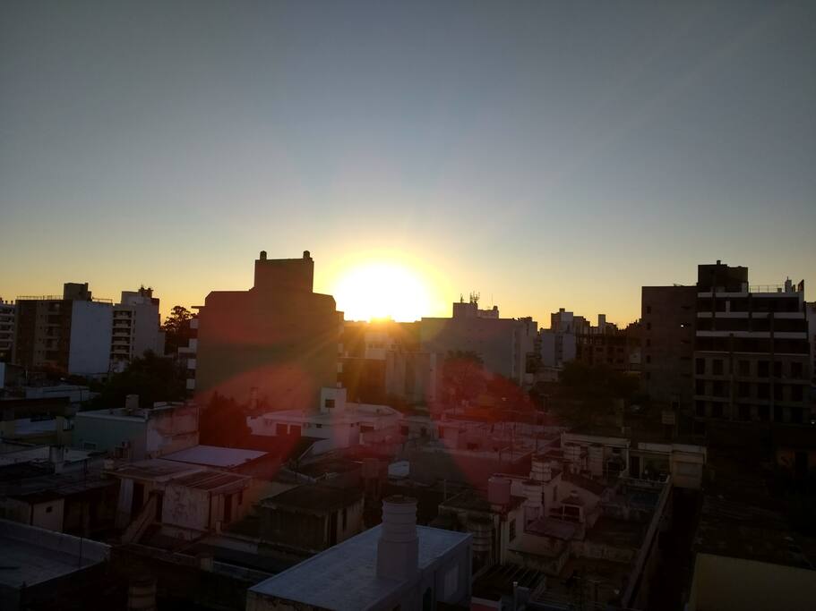 atardecer desde el balcón I