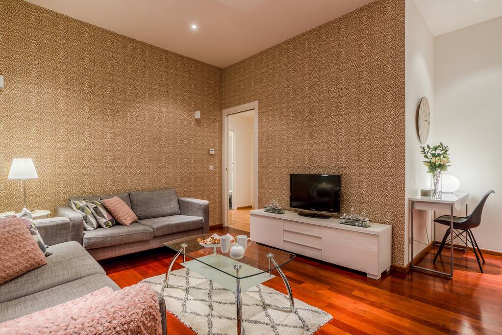 In our living room you will also find TV set for you so you can have some nice evening with your favorite movie or TV show.