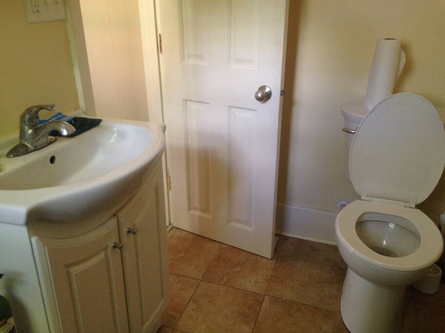 This is the bathroom that we will share