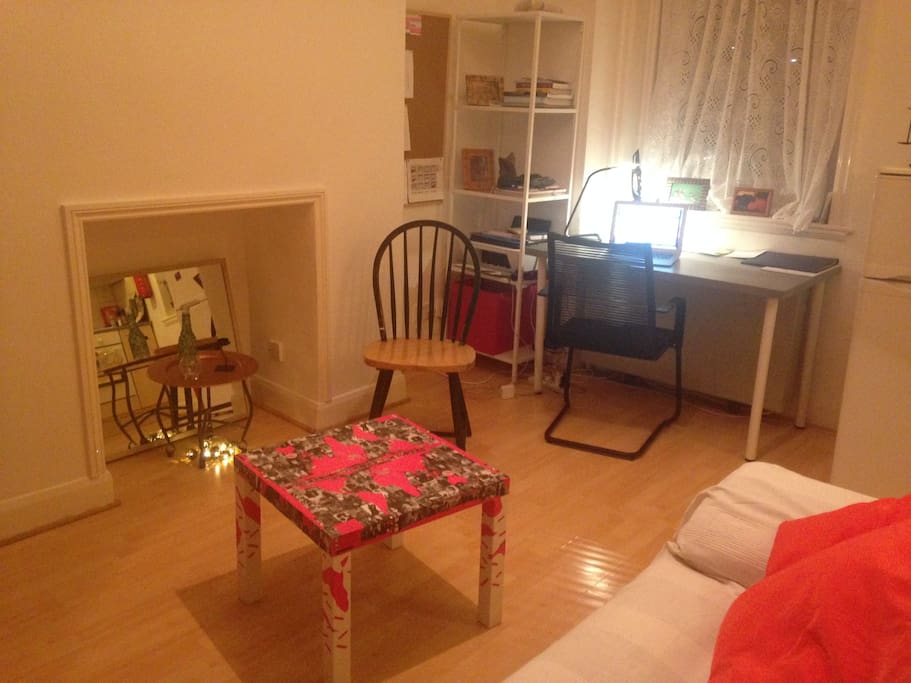 Comfy space for romantic dinner