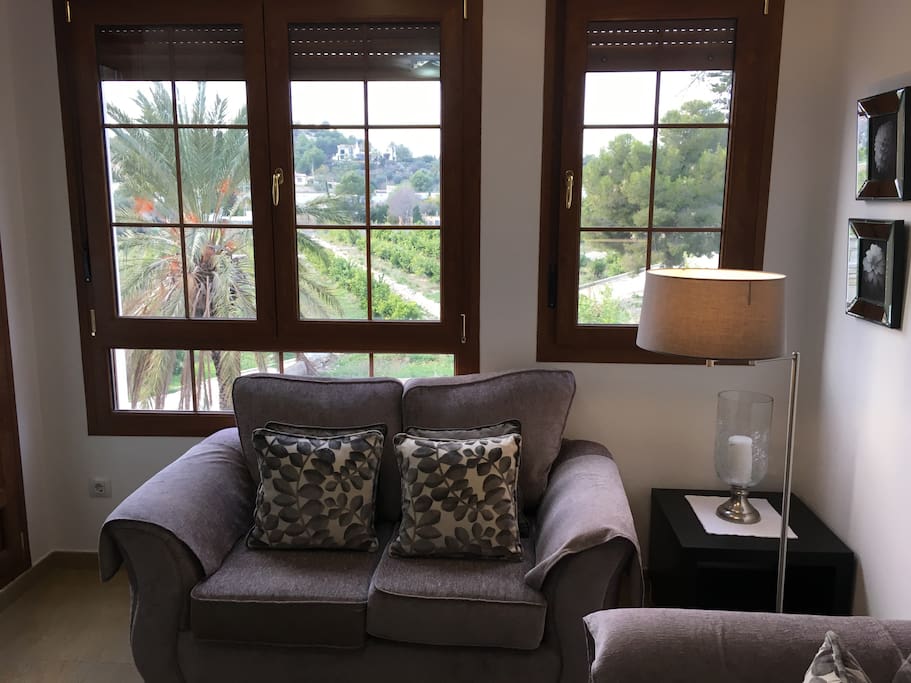 Lovely views from lounge.