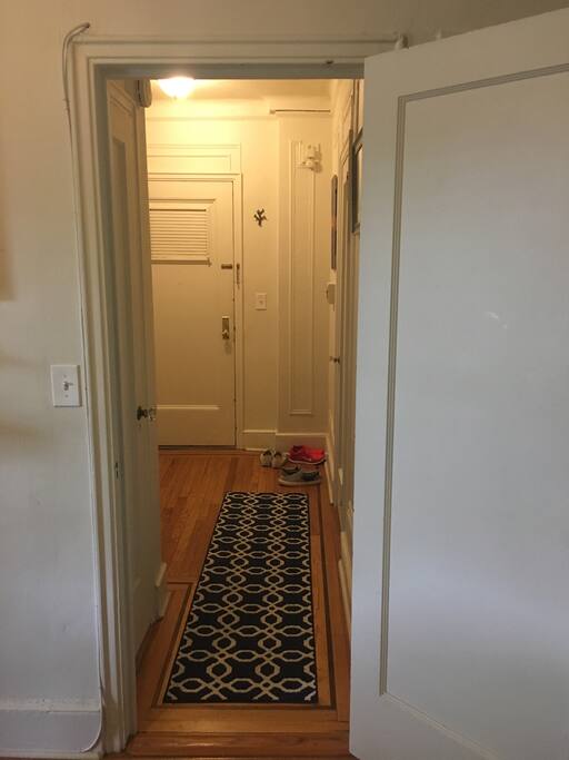 Entry hall way- 2 large closests for any of your needs.