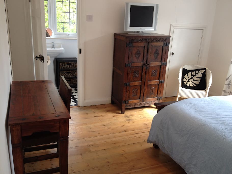 Your room with en-suite.