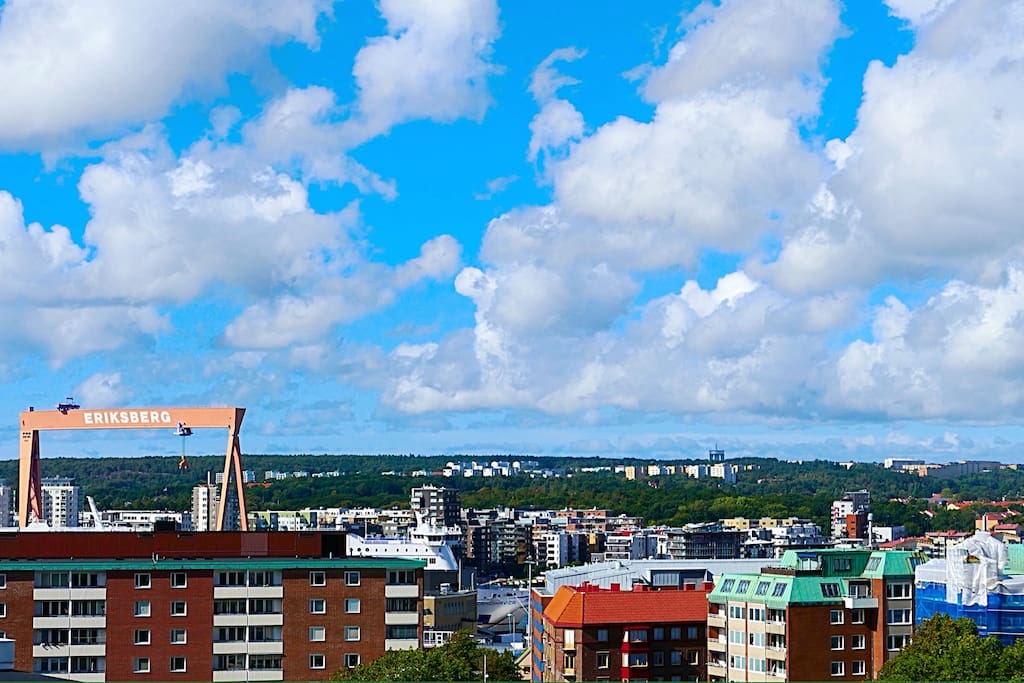 View over Eriksberg