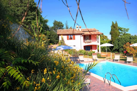 The Panoramic View from Stroppa Villa with Pool