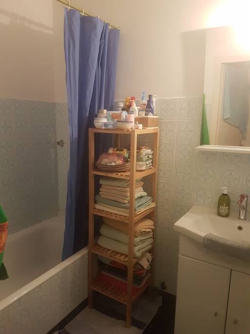 shared bathroom & toilets