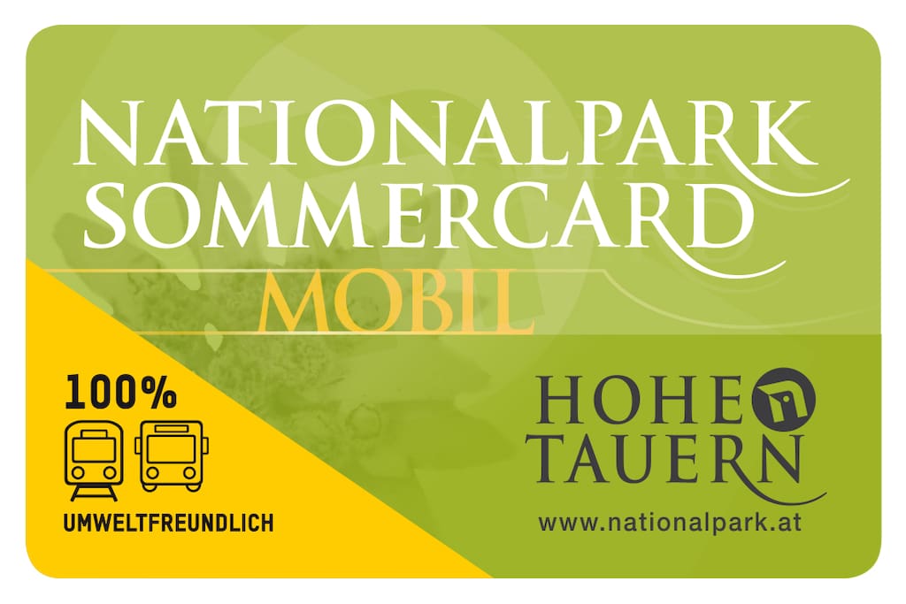 Free to all Haus Barber summer guests the National park Activity card