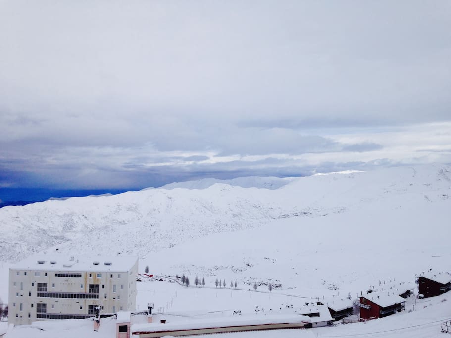Wonderful view to the Santiago' valley