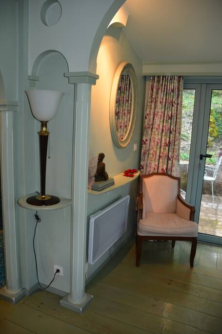 L'entrée de la chambre véranda