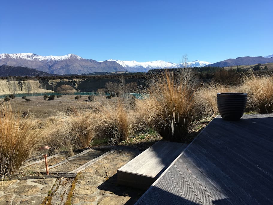 View of River and Treble Cone Skifield