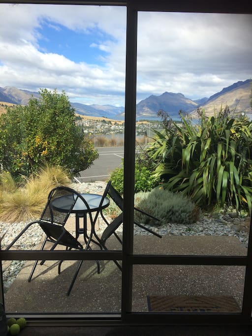 View from inside the room.