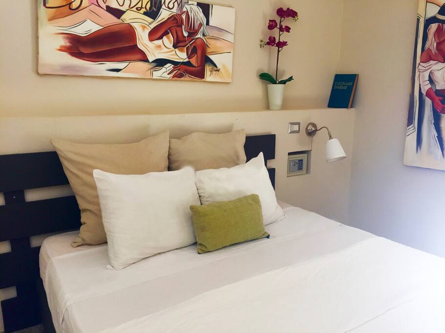 Modern comfortable bedroom