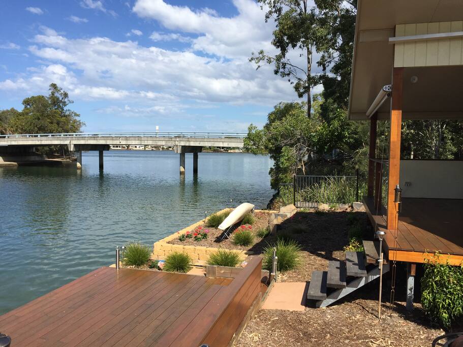 looking toward the lake leading to the Maroochy river