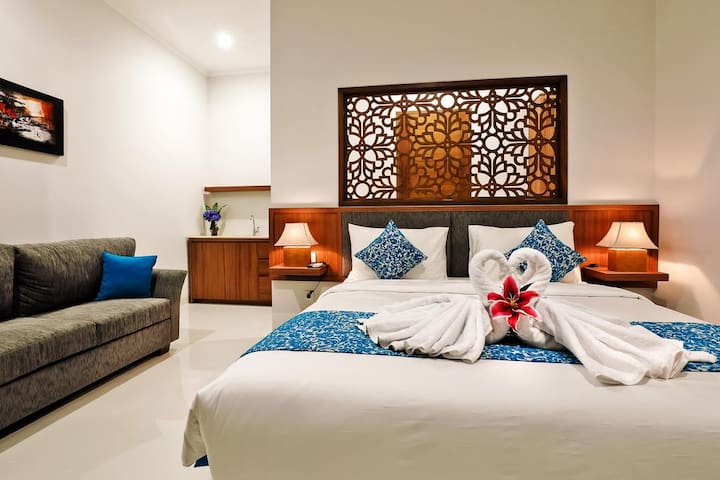 Private Room with Large swimming Pool @ Denpasar