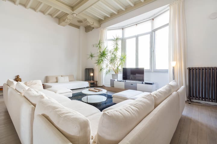 Classy and spacious 19th cent loft with terrace. gallery image 4