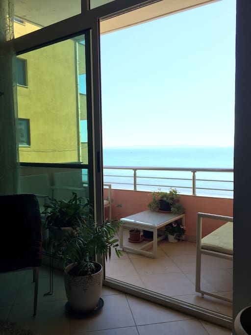 Balcony view and seating