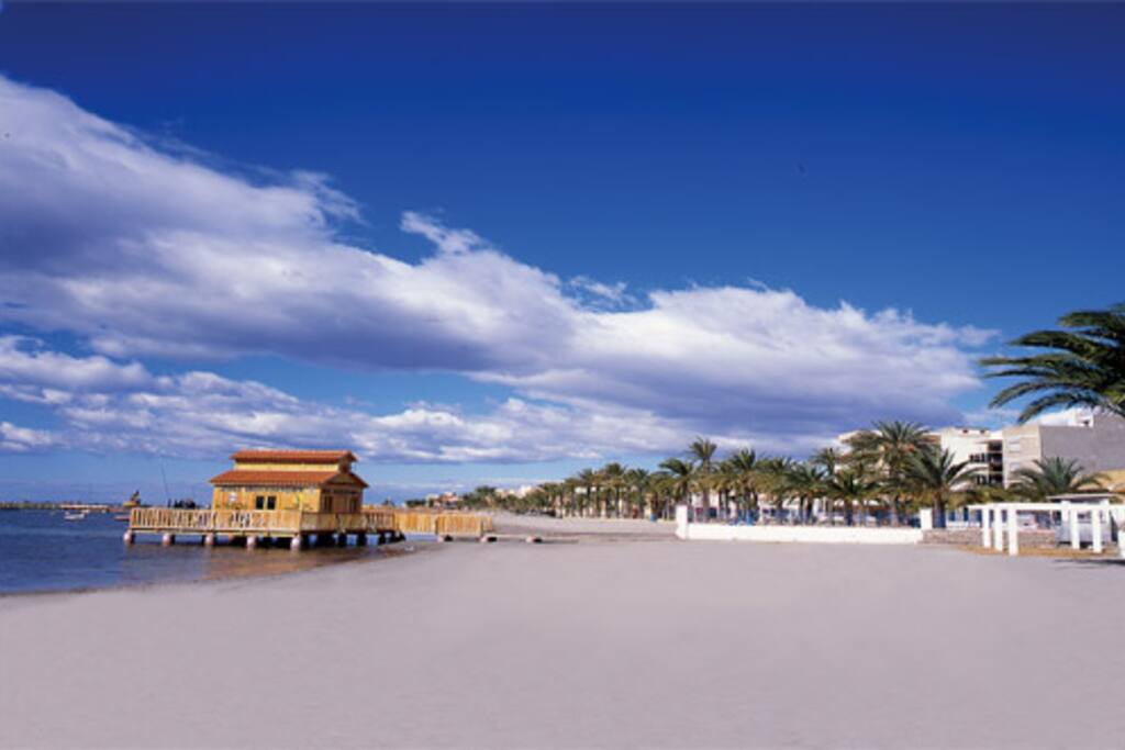 beach directly outside door