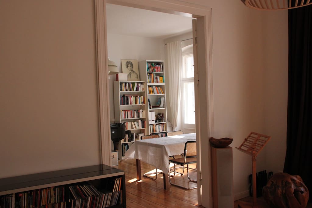 View into the dining room