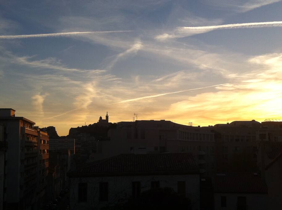 Coucher de soleil sur Marseille