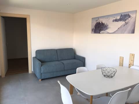Annonce Airbnb populaire: New apartment with garden in Savoyard Chalet à Haute Savoie