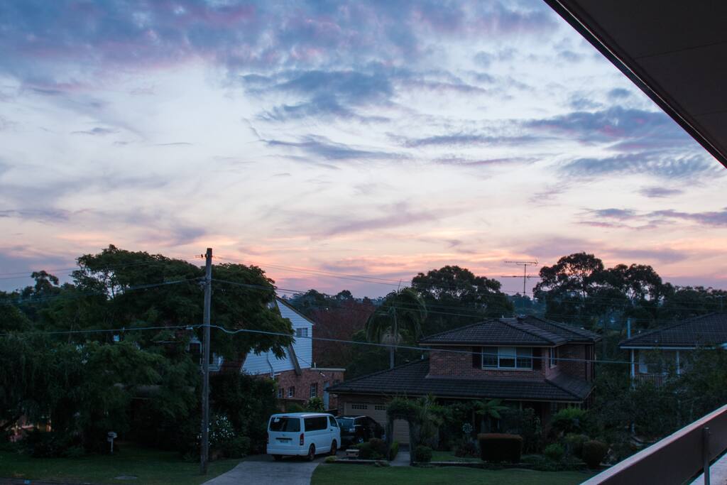 VIEW FROM THE BALCONY
