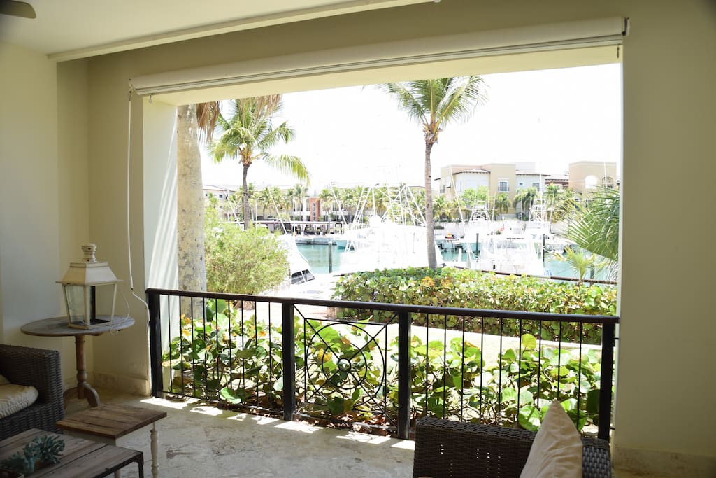 Marina views from the terrace