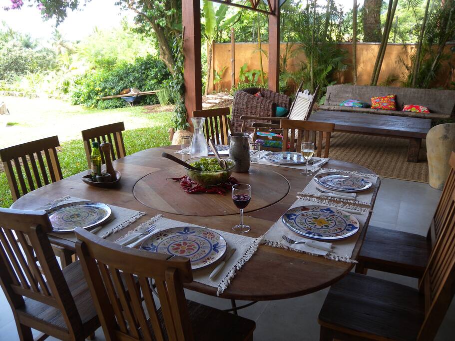 Mesa almoço externa