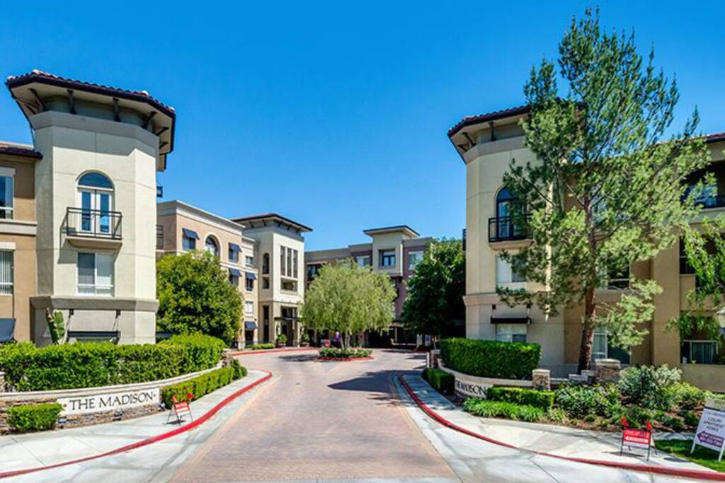 Entrance to Condos