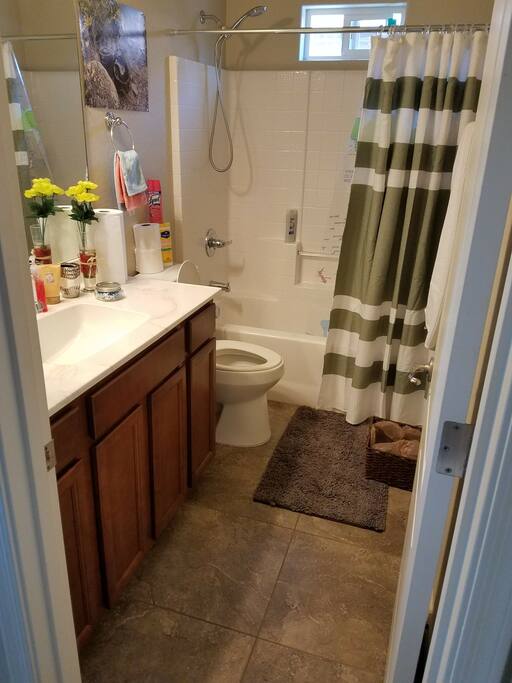 your private bathroom fully equipped.