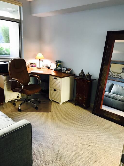 Guest Bedroom with Deluxe Queen Sofa Pull Out Bed