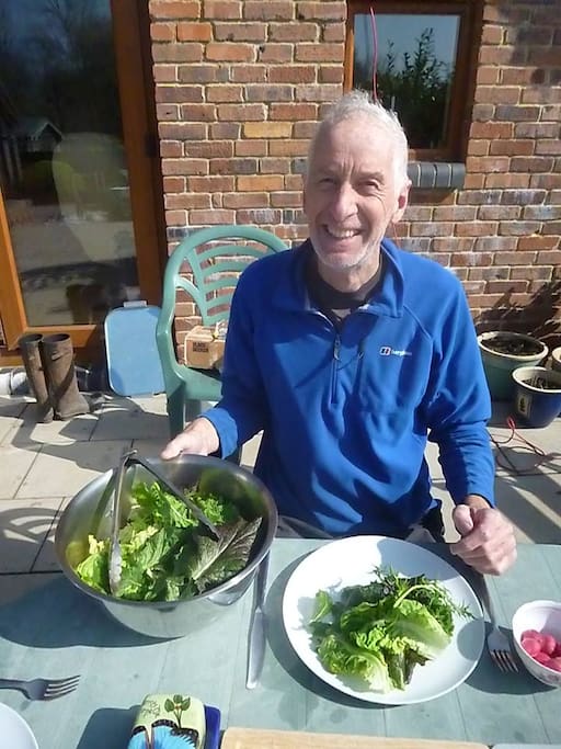 Eating fresh!