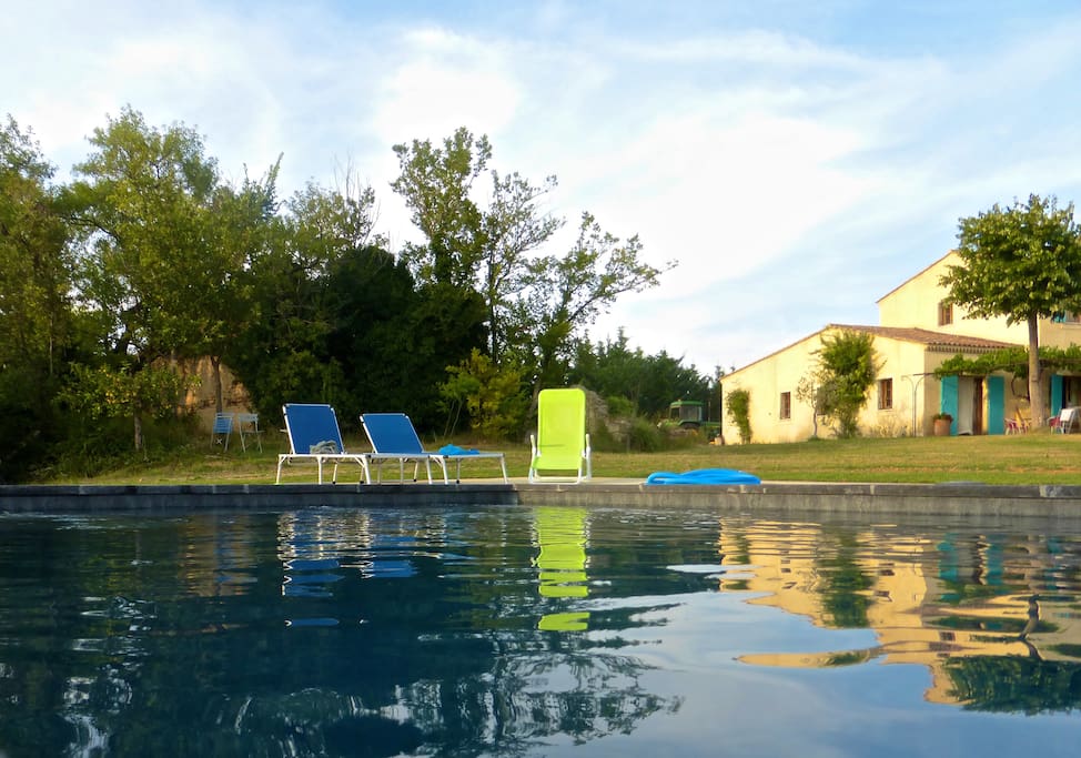 the pool from inside
