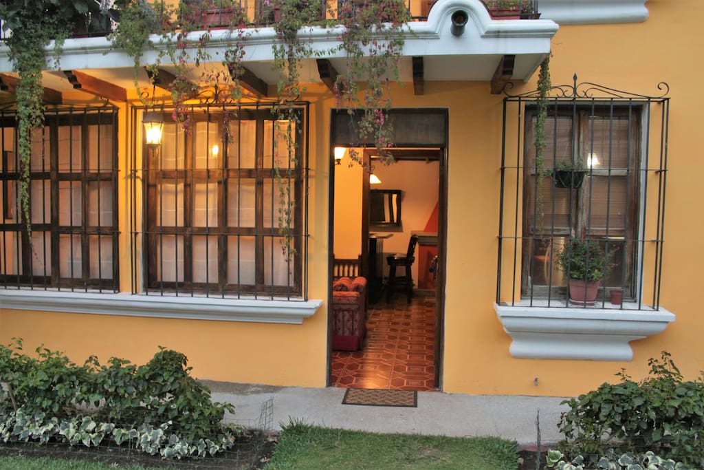 Villa's front door