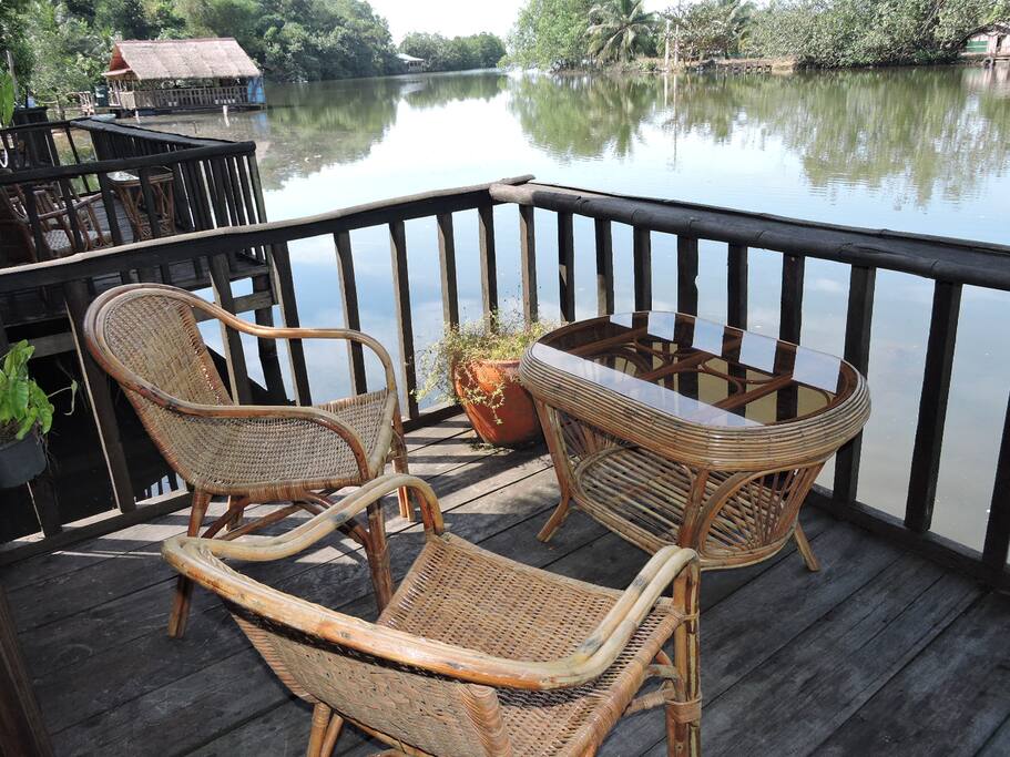 Balcony over River
