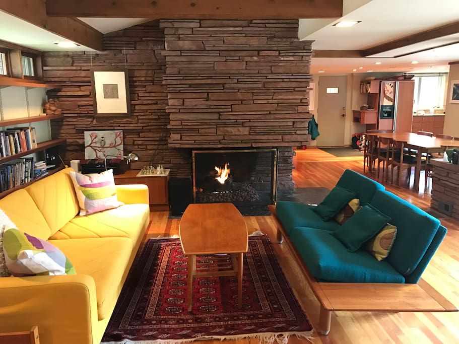 Gas Fireplace in Living Room