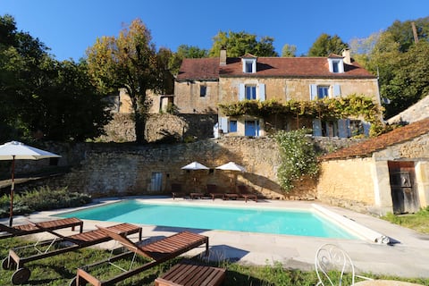Charming House*** + Pool + View in the heart of Périgord