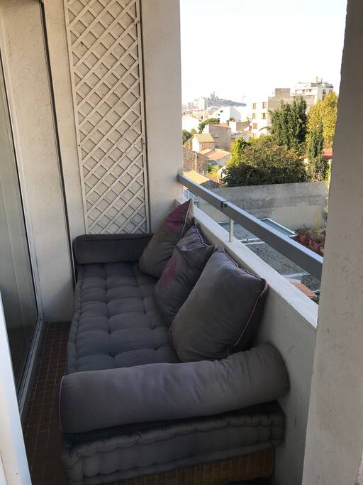 Et sa banquette, idéale pour la sieste