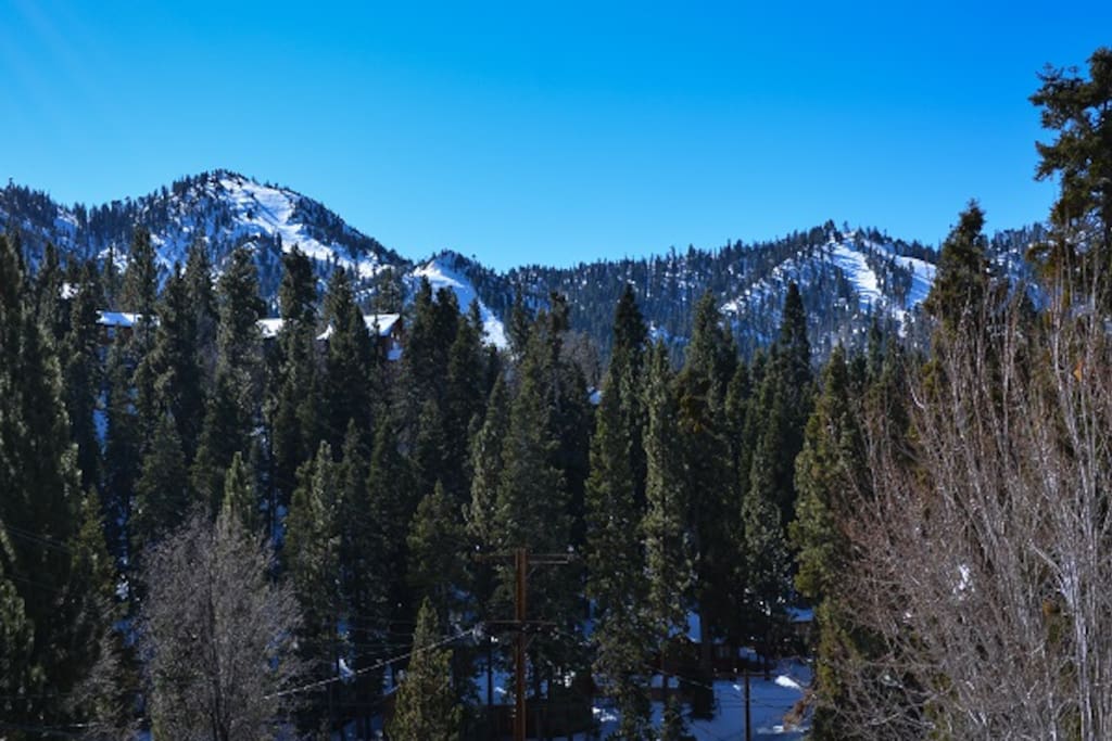 View of Slopes from Balcony