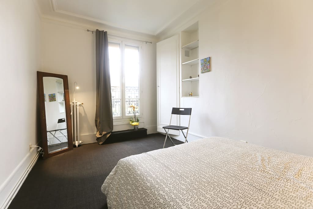 Bedroom and balcony