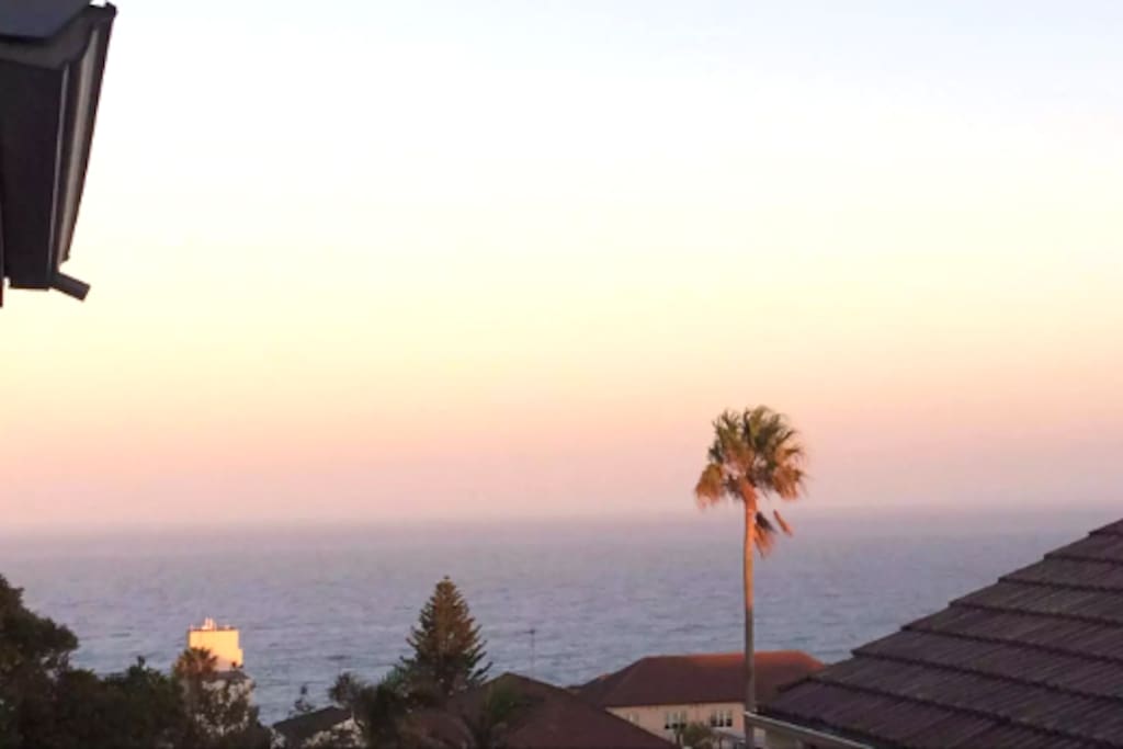 The view from your private balcony