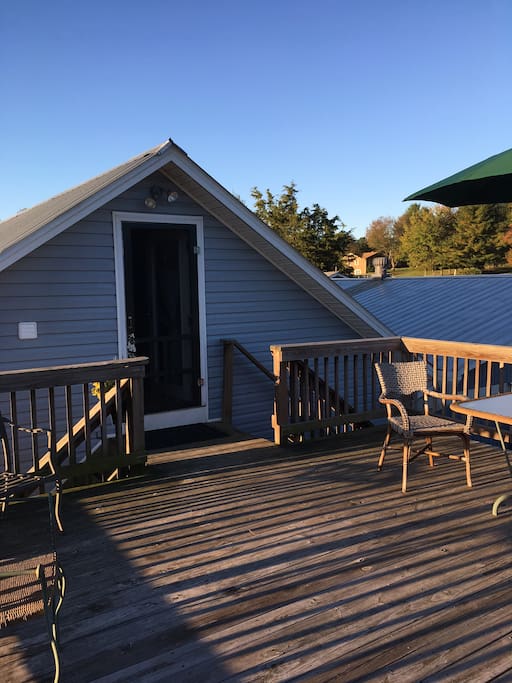 Deck and Front Door