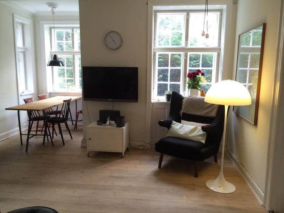 Living room with room for eating