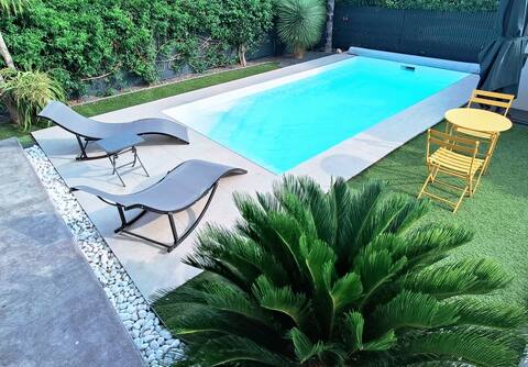 close to beaches, modern and bright villa