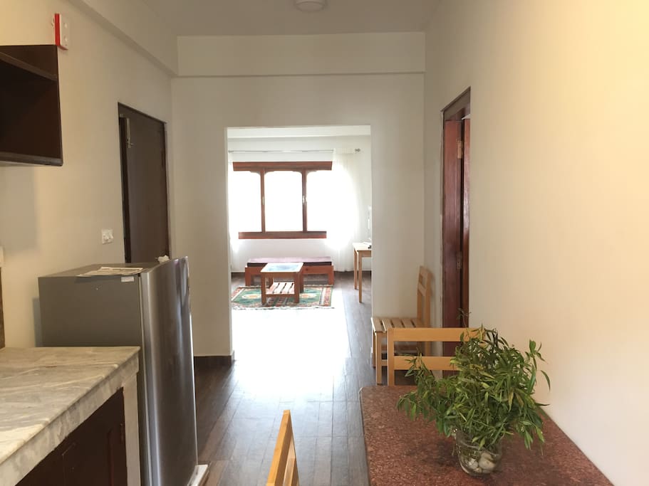 2BHK: Kitchen/dining/living