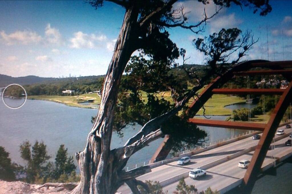 You are in the circle! Only five houses on the lake from Austin Country Club.