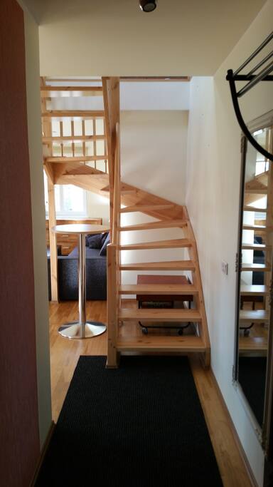 Hallway and staircase to the 2nd floor