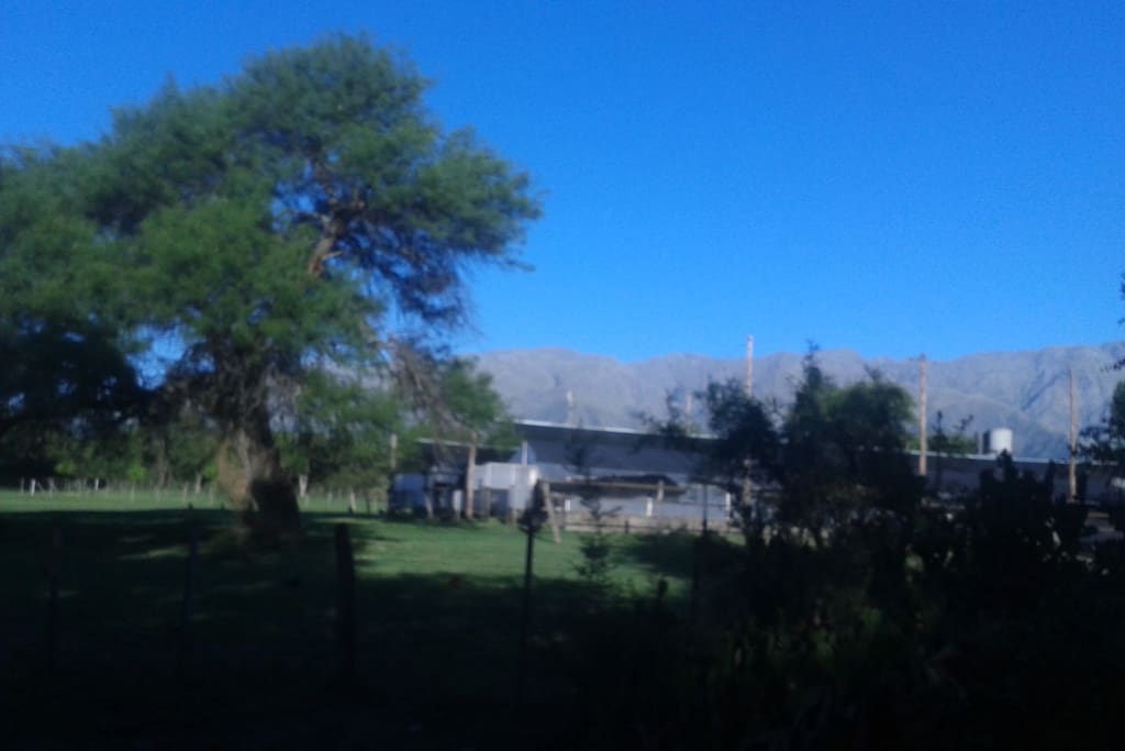 Vista directa de las sierras. Cuando sale la luna.. es maravilloso!!
