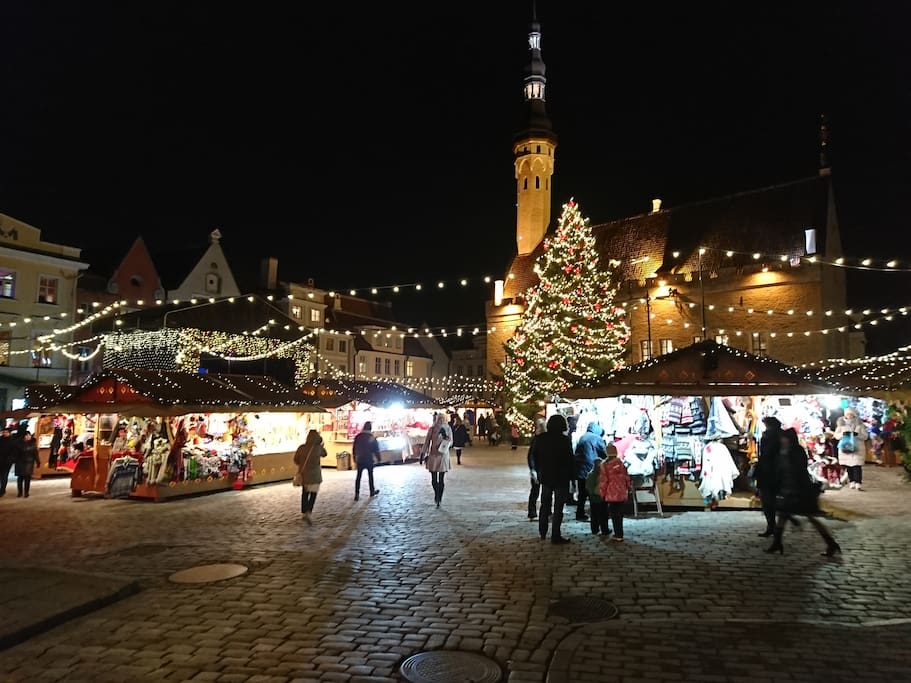 Town Hall Square - 2 minutes walk from flat - the most beautiful Christmas market