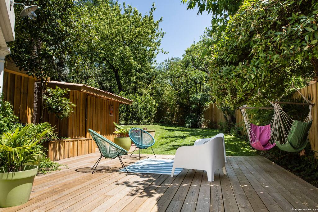 La grande terrasse vue de l'autre côté