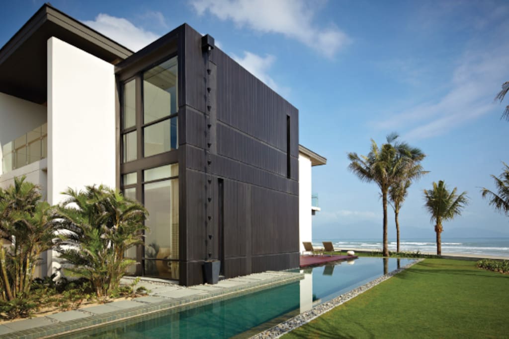 Villa from the back look